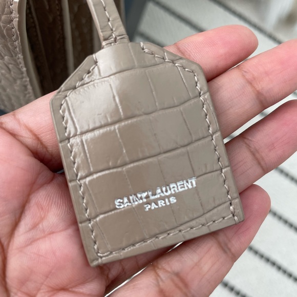 YSL Sunset medium croc - Picture 8 of 11